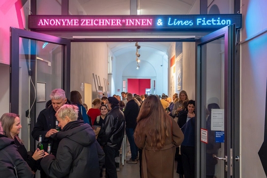 Ausstellung "ANONYME ZEICHNER*innen & Lines Fiction" in Hamburg